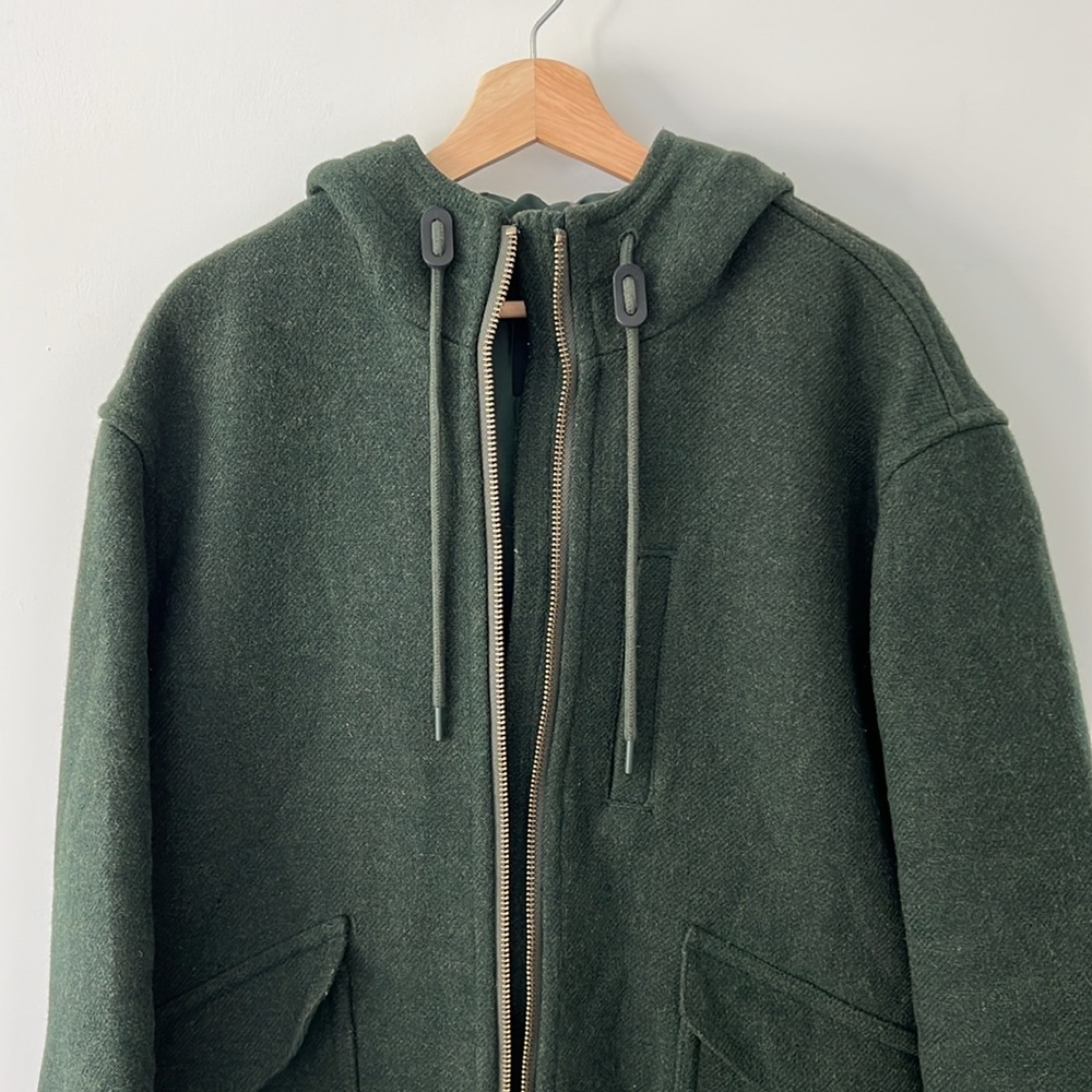 Madewell Deep Green Wool Jacket
